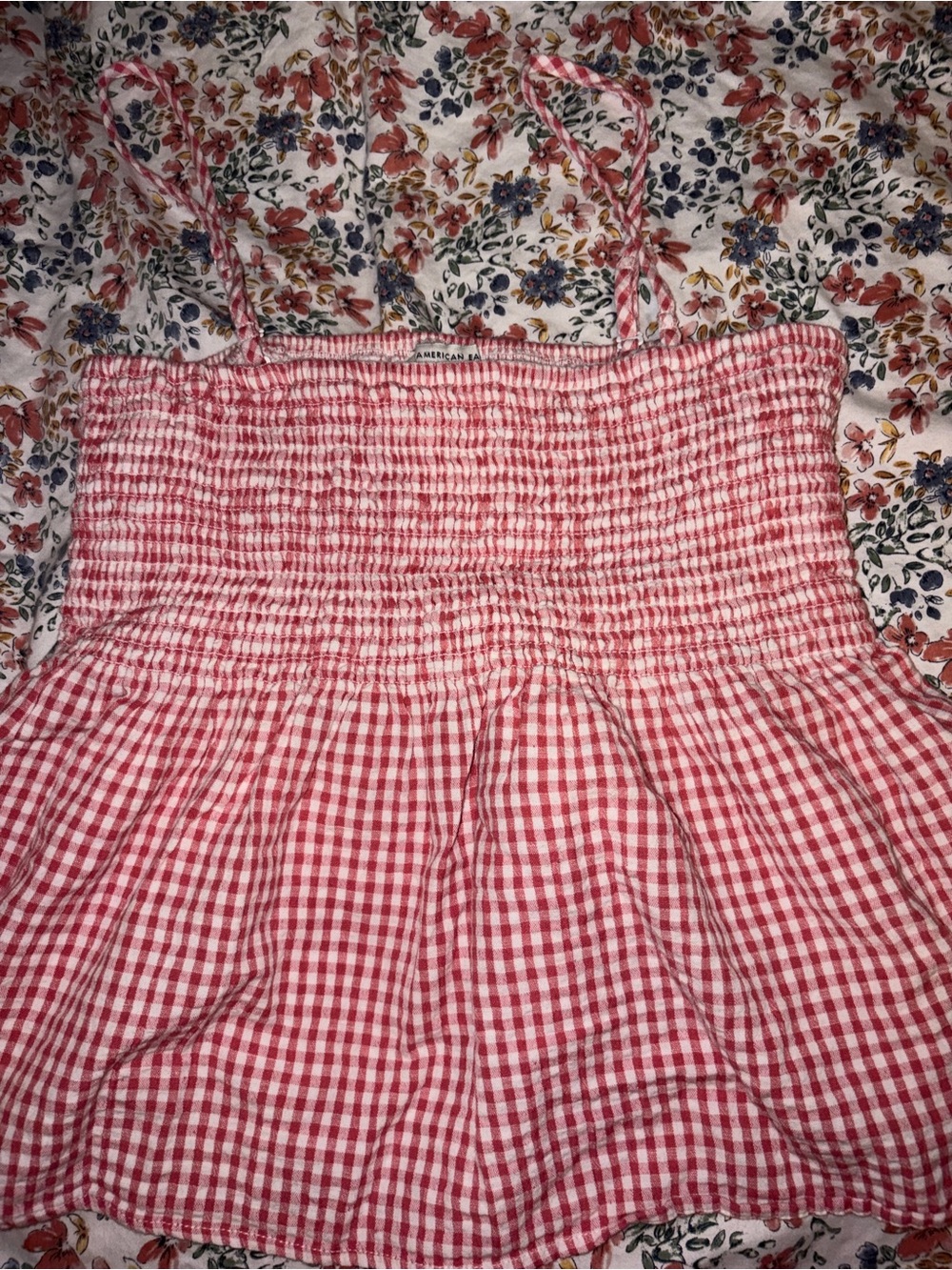 Aerie gingham blouse